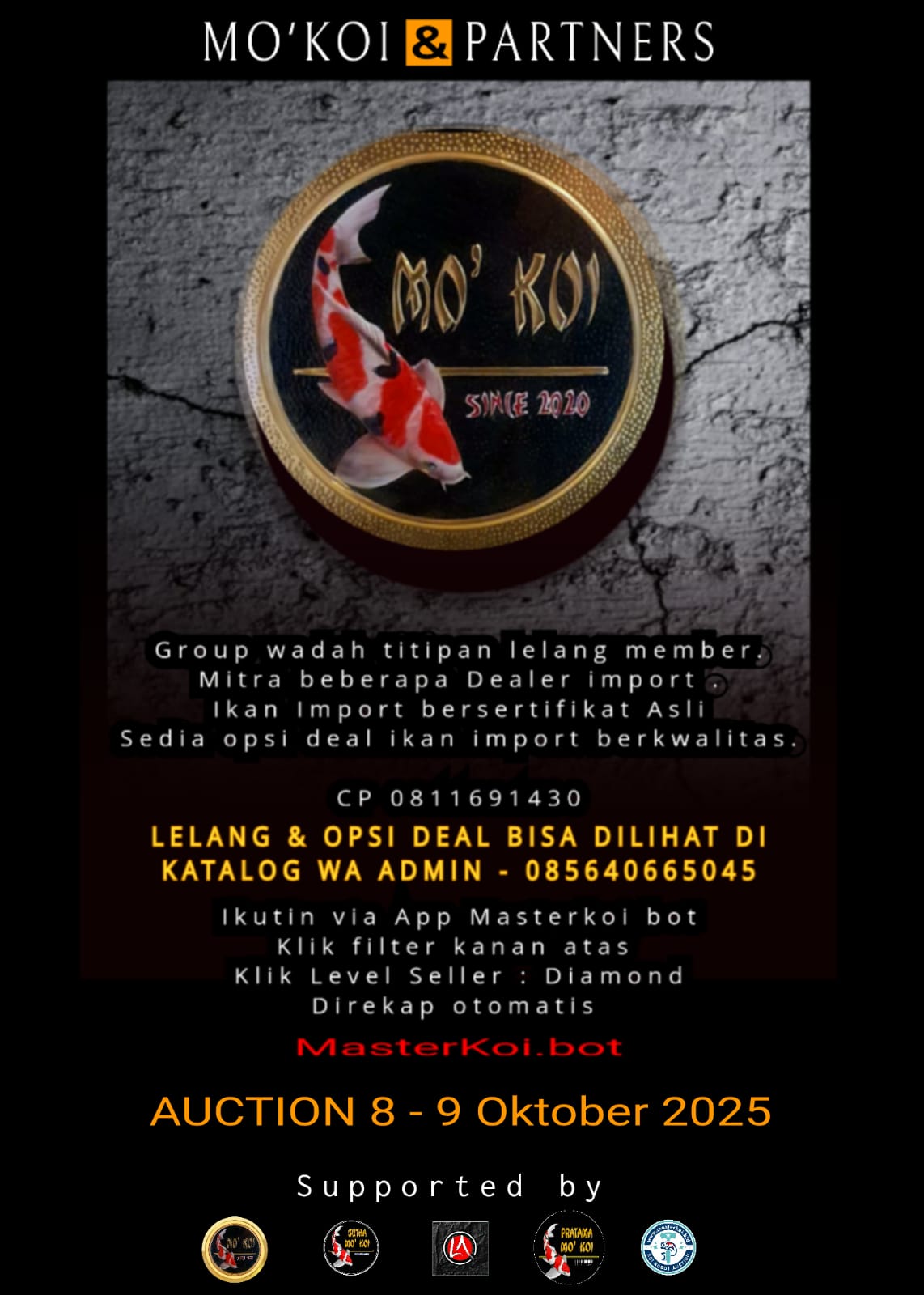 Lelang Koi Online, Jual Beli Ikan Koi, Pasar Koi Terbaik, Agen Lelang Koi, Penawaran Koi Berkualitas, Harga Jual Koi, Lelang Ikan Koi Import, Beli Koi Online, Jual Koi Murah, Koi Showroom, Penjual Koi Terpercaya, Lelang Koi Jakarta, Jual Koi Lokal, Koi Kualitas Unggul, Harga Terbaik Koi, Jual Koi Indukan, Lelang Ikan Hias Koi, Pasar Koi Indonesia, Beli Koi Berkualitas Tinggi, Koi Farm Terbesar, Jual Beli Koi Impor, Lelang Ikan Koi Kualitas Premium, Daftar Harga Koi Terbaru, Pusat Jual Beli Koi, Info Lelang Koi Hari Ini.