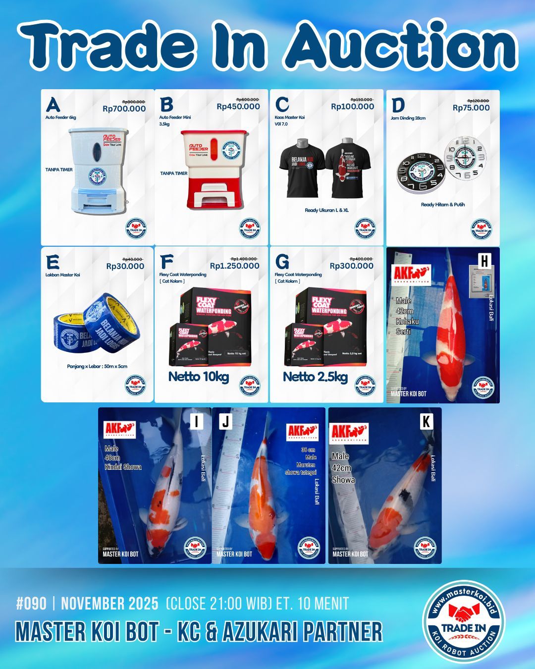 Lelang Koi Online, Jual Beli Ikan Koi, Pasar Koi Terbaik, Agen Lelang Koi, Penawaran Koi Berkualitas, Harga Jual Koi, Lelang Ikan Koi Import, Beli Koi Online, Jual Koi Murah, Koi Showroom, Penjual Koi Terpercaya, Lelang Koi Jakarta, Jual Koi Lokal, Koi Kualitas Unggul, Harga Terbaik Koi, Jual Koi Indukan, Lelang Ikan Hias Koi, Pasar Koi Indonesia, Beli Koi Berkualitas Tinggi, Koi Farm Terbesar, Jual Beli Koi Impor, Lelang Ikan Koi Kualitas Premium, Daftar Harga Koi Terbaru, Pusat Jual Beli Koi, Info Lelang Koi Hari Ini.