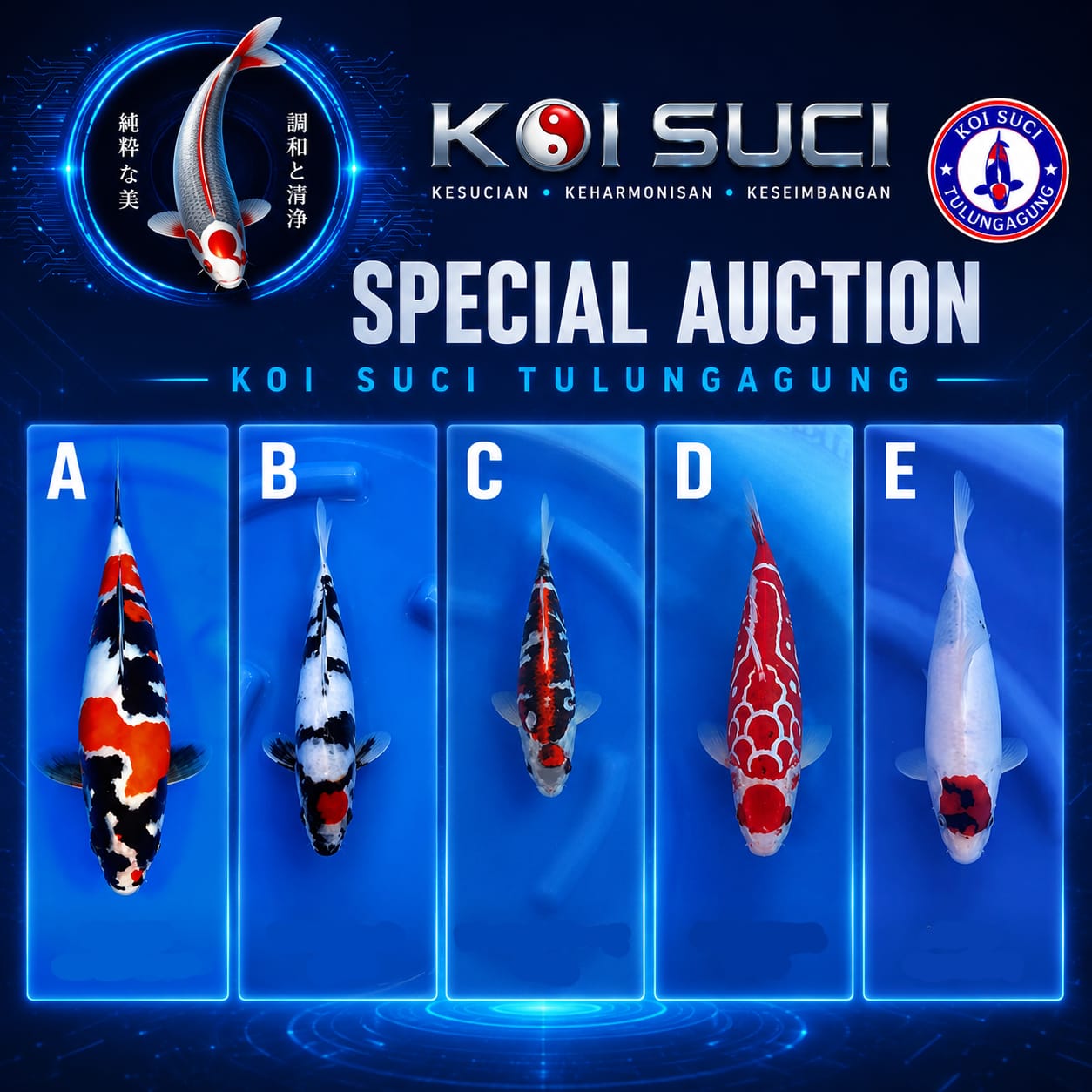 Lelang Koi Online, Jual Beli Ikan Koi, Pasar Koi Terbaik, Agen Lelang Koi, Penawaran Koi Berkualitas, Harga Jual Koi, Lelang Ikan Koi Import, Beli Koi Online, Jual Koi Murah, Koi Showroom, Penjual Koi Terpercaya, Lelang Koi Jakarta, Jual Koi Lokal, Koi Kualitas Unggul, Harga Terbaik Koi, Jual Koi Indukan, Lelang Ikan Hias Koi, Pasar Koi Indonesia, Beli Koi Berkualitas Tinggi, Koi Farm Terbesar, Jual Beli Koi Impor, Lelang Ikan Koi Kualitas Premium, Daftar Harga Koi Terbaru, Pusat Jual Beli Koi, Info Lelang Koi Hari Ini.